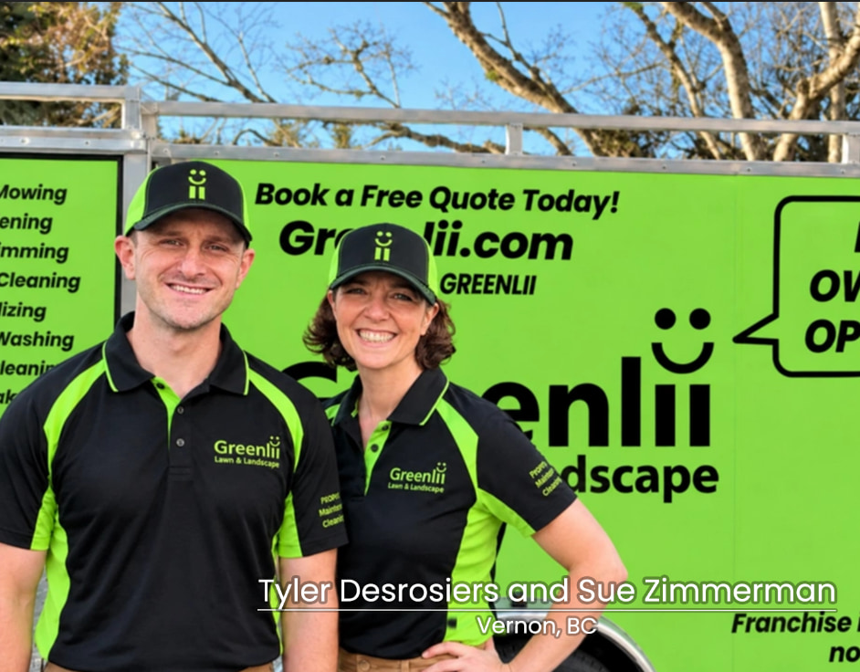 Tyler Desrosiers and Sue Zimmerman